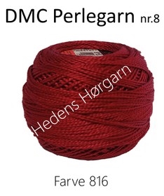 DMC Perlegarn nr. 8 farve 816